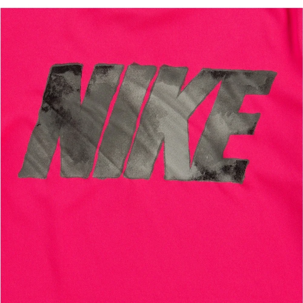 Nike graphic Dri-FIT pink tee and short Set